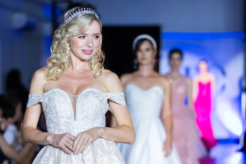 Chic Bridals showcased timeless elegance at RunwayTO, blending classic charm with modern bridal fashion.